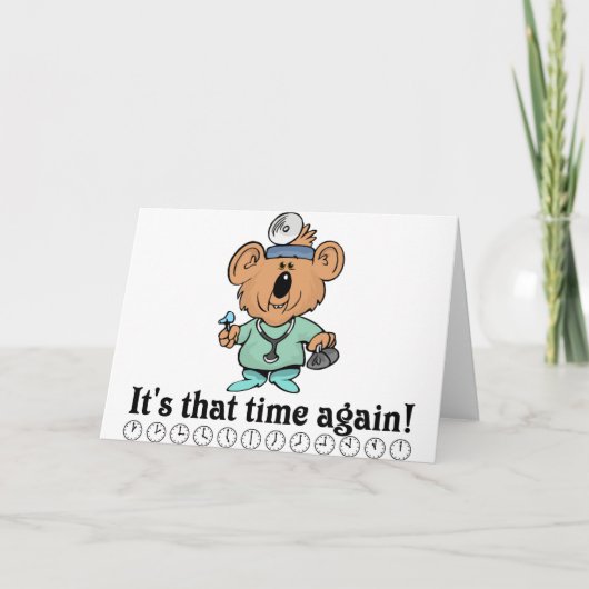 Het is opnieuw die Tijd Kaart (Voorkant)