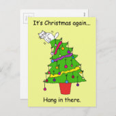 Het is opnieuw Kerstmis Humor Feestdagenkaart (Voorkant / Achterkant)