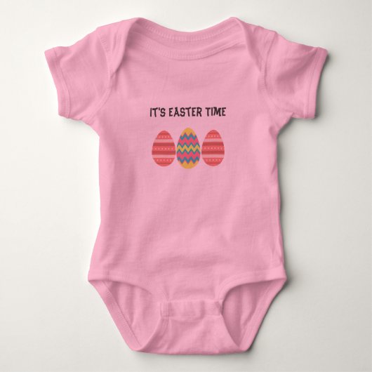Het is paastijd Baby-pak Romper (Voorkant)