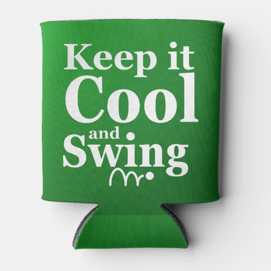 Het is Par T-shirt Time Golf Club Naam Eigen Naam Blikjeskoeler (Voorkant)