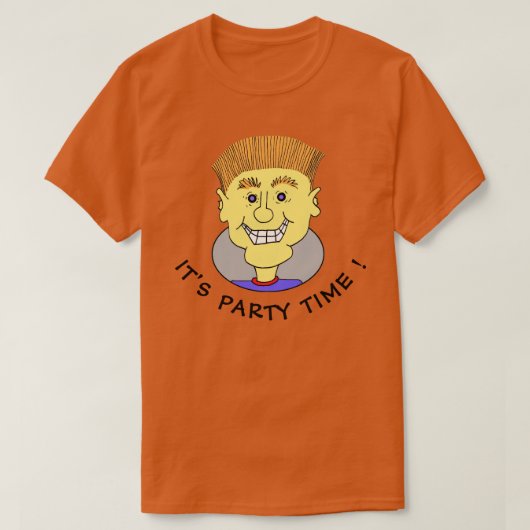 HET IS PARTIJTIJD! T-SHIRT (Design voorkant)
