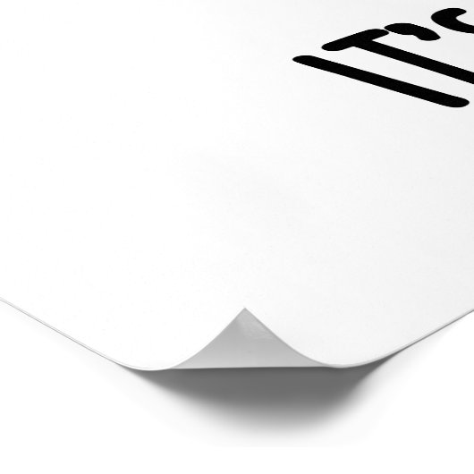 Het is Party Thyme Funny Thyme Herb Pun Poster (Hoek)