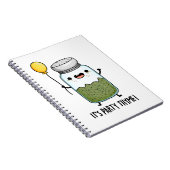 Het is Partytijdfunny Kruiden Spelling  Notitieboek (Rechterzijde)