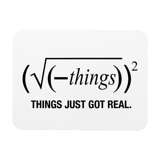 het is pas echt geworden magneet (Horizontaal)