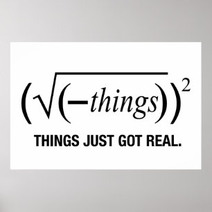 het is pas echt geworden poster