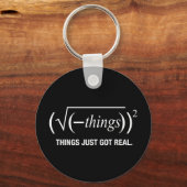 het is pas echt geworden sleutelhanger (Voorkant)