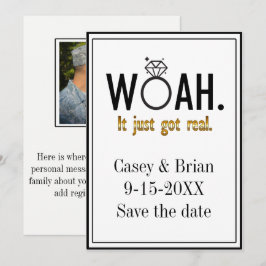 Het is pas echt, sla het Verloving Datum op Kaart