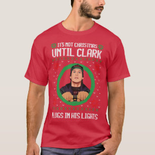 Het is pas Kerstmis als hij zijn lichten aansteekt T-shirt