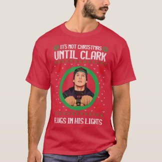 Het is pas Kerstmis als hij zijn lichten aansteekt T-shirt