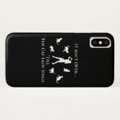 Het is pas voorbij als de kattenvrouw zingt Case-Mate iPhone case (Achterkant (horizontaal))