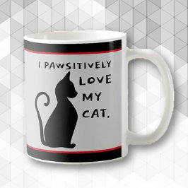 Het is Pawsome! Het plezier van Cat Lover Koffiemok