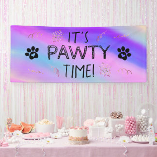 Het is Pawty Time Banner