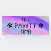 Het is Pawty Time Banner (Horizontaal)
