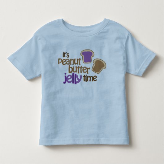 Het is Peanut Butter Jelly Time Kinder Shirts (Voorkant)