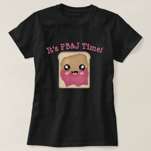 Het is Peanut Butter Jelly Time T-shirt (Design voorkant)
