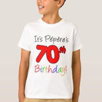 Het is Pepere's 70ste verjaardag