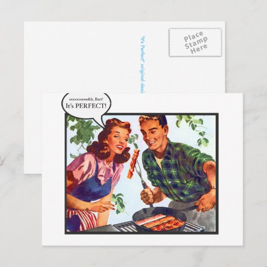 "Het is perfect!" Briefkaart (Voorkant / Achterkant)