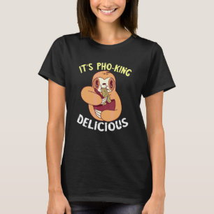 Het is Pho King Sloth Vietnamees Eten Pho Kom Azia T-shirt