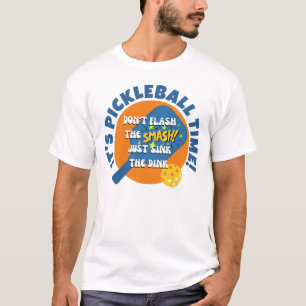 HET IS PICKLEBALL TIJD Leuk Pickleball T-shirt