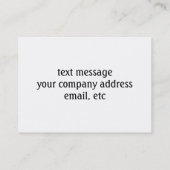 Het is Picnic Time. Rood Gecontroleerde tafelkledi Visitekaartje (Achterkant)