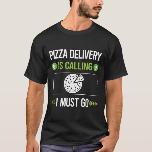 Het Is Pizza Bezorging T-shirt (Voorkant)