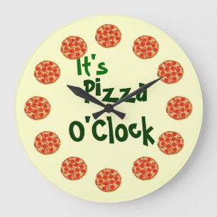 Het is Pizza O'Clock Grote Klok