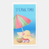 Het is Pool Time Servet (Voorkant)