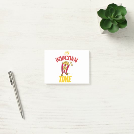 Het is Popcorn Time Funny Post-it® Notes (Kantoor)