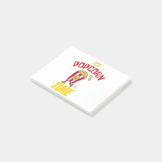 Het is Popcorn Time Funny Post-it® Notes (Schuin)