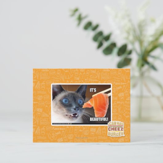 Het is prachtig! briefkaart (Staand voorkant)