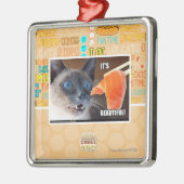 Het is prachtig! metalen ornament (Links)