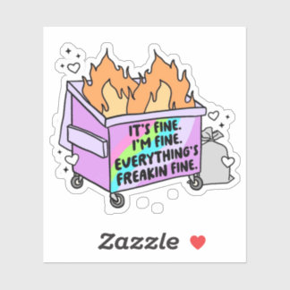 Het is prima, alles is goed, alles is goed sticker