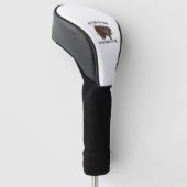 Het is prima, alles is goed Moo Deng Bab Golfheadcover (Schuin)