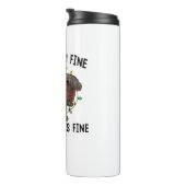 Het is prima, alles is goed Moo Deng Bab Thermosbeker (Geroteerd rechts)