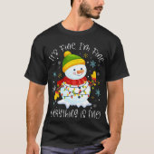 Het is prima, alles is prima, Snowman T-shirt (Voorkant)