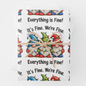 Het is prima dat alles goed is... inpakpapier vel (In situ)