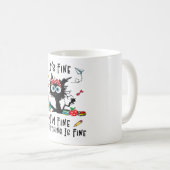 Het is prima dat alles goed is koffiemok (Voorkant rechts)