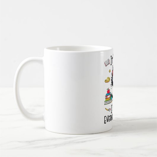 Het is prima dat alles goed is koffiemok (Links)