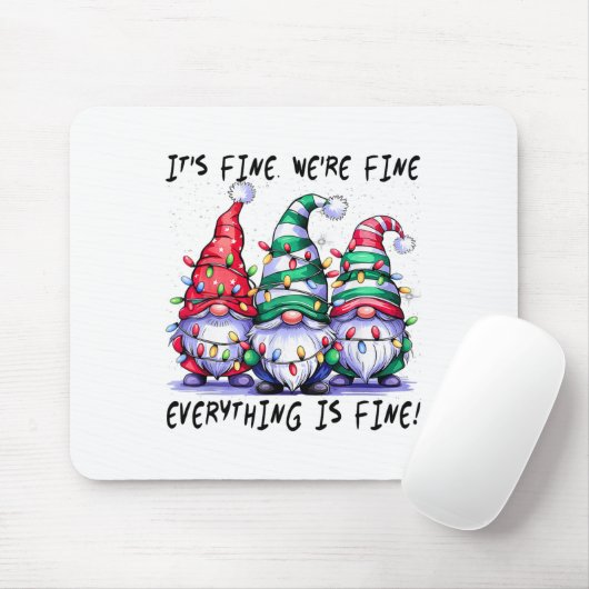 Het is prima dat alles goed is... muismat (Met muis)