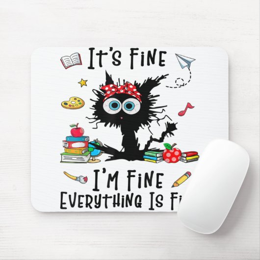 Het is prima dat alles goed is muismat (Met muis)