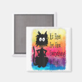 Het is prima dat alles prima is, maar het is prima magneet (Voorkant / Achterkant)