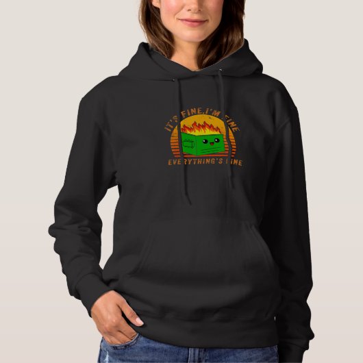 Het is prima dat ik alles goed doe.. hoodie (Voorkant)