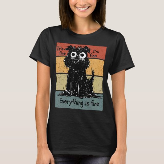 Het is prima dat ik alles goed doe. t-shirt (Voorkant)