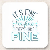 Het is prima dat ik een boete heb bier onderzetter (Voorkant)