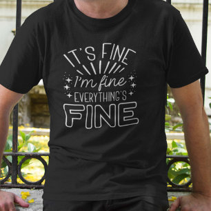 Het is prima dat ik een boete heb t-shirt