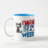 Het is prima, het is Shark Week keramische mok (Links)