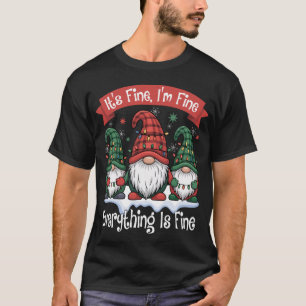 Het is prima ik ben prima alles is prima kabouter t-shirt