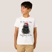 Het is prima, ik ben prima, alles is prima kerst B T-shirt (Voorkant volledig)