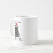 Het Is Prima Ik Ben Prima Alles Is Prima Kerstmis  Koffiemok (Voorkant links)