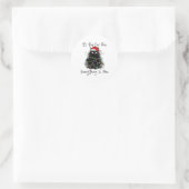 Het Is Prima Ik Ben Prima Alles Is Prima Kerstmis Ronde Sticker (Tas)